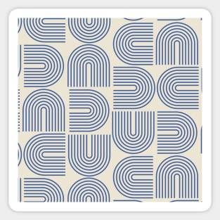 Blue Arch Pattern Sticker